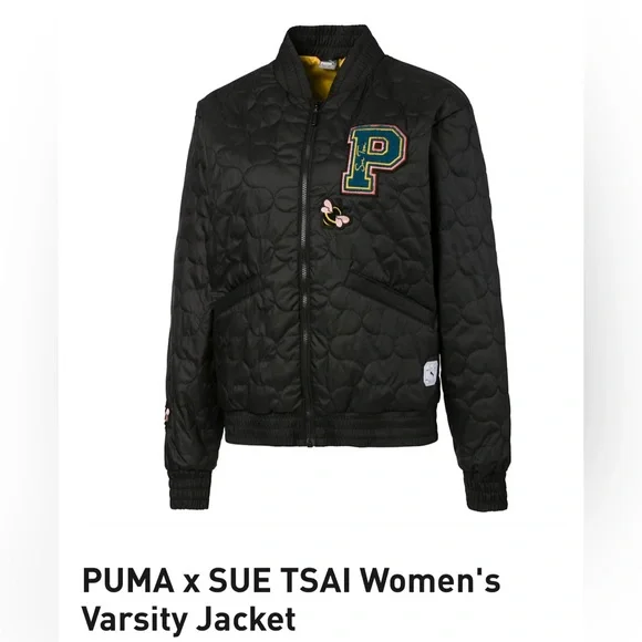 PUMA x SUE TSAI Women's Varsity Jacket Size X-Small - Picture 1 of 8